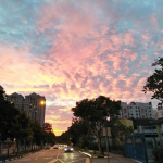 血色夕阳